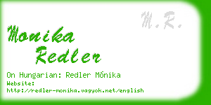 monika redler business card